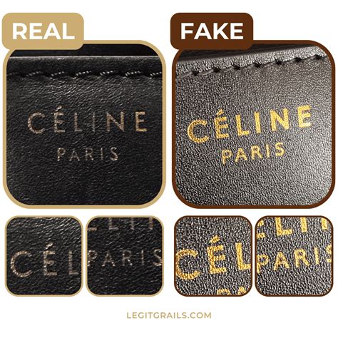 how to spot fake celine phantom bag|Real vs Fake Celine .